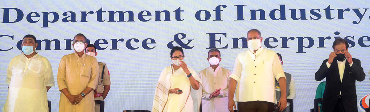 Hon'ble Chief Minister Mamata Banerjee at the inauguration of projects in Panagarh, Paschim Bardhaman