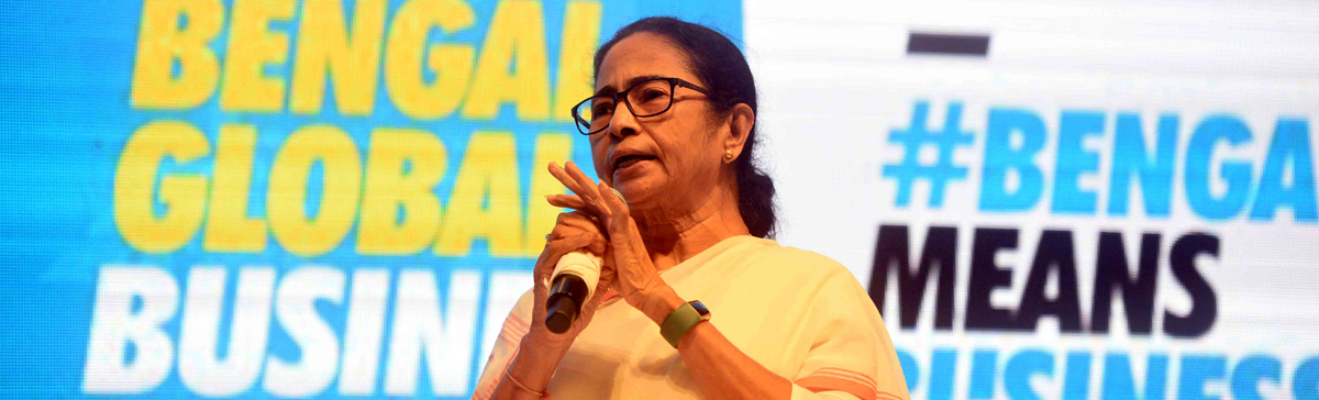 Hon'ble Chief Minister Mamata Banerjee at the Bengal Global Business Summit 2022